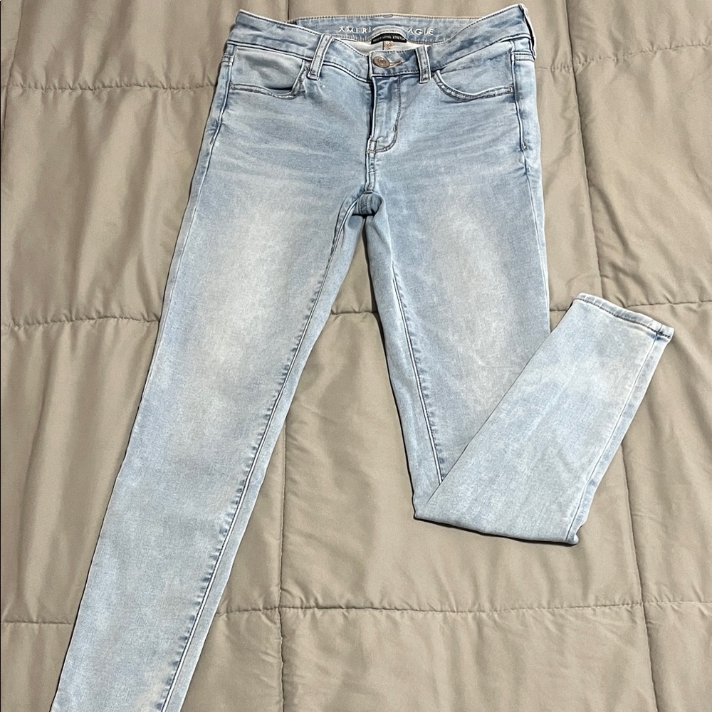 American Eagle Outfitters Light Wash Jeggings